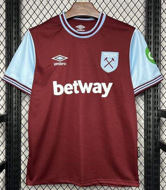 Camiseta-West-Ham-24-25-primera-equipacion-1 West Ham United 24/25 1ª Equipación - Imagen 1